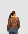 Blusa Animal Print Cebra
