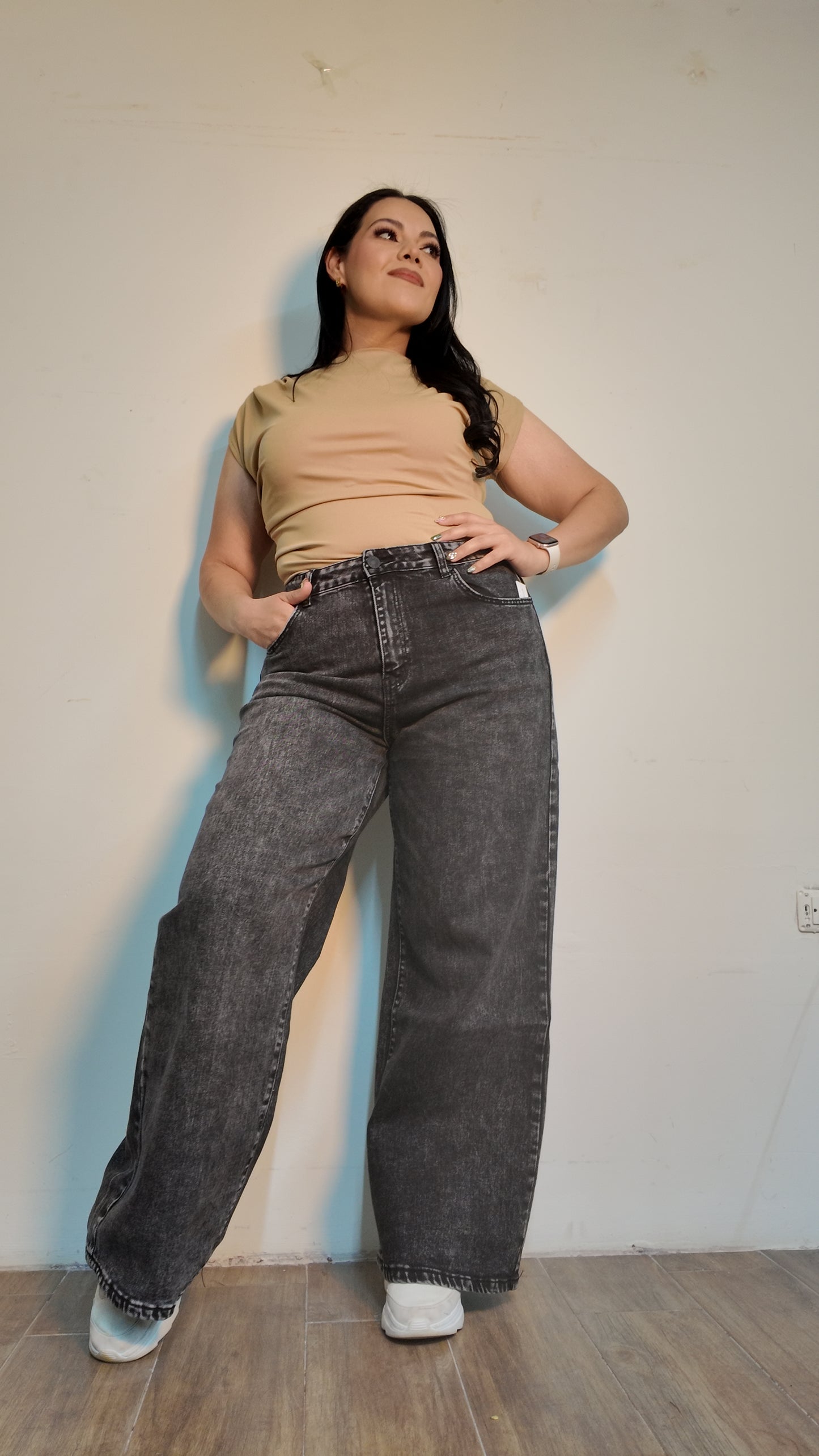 Jeans Mezclilla Wide