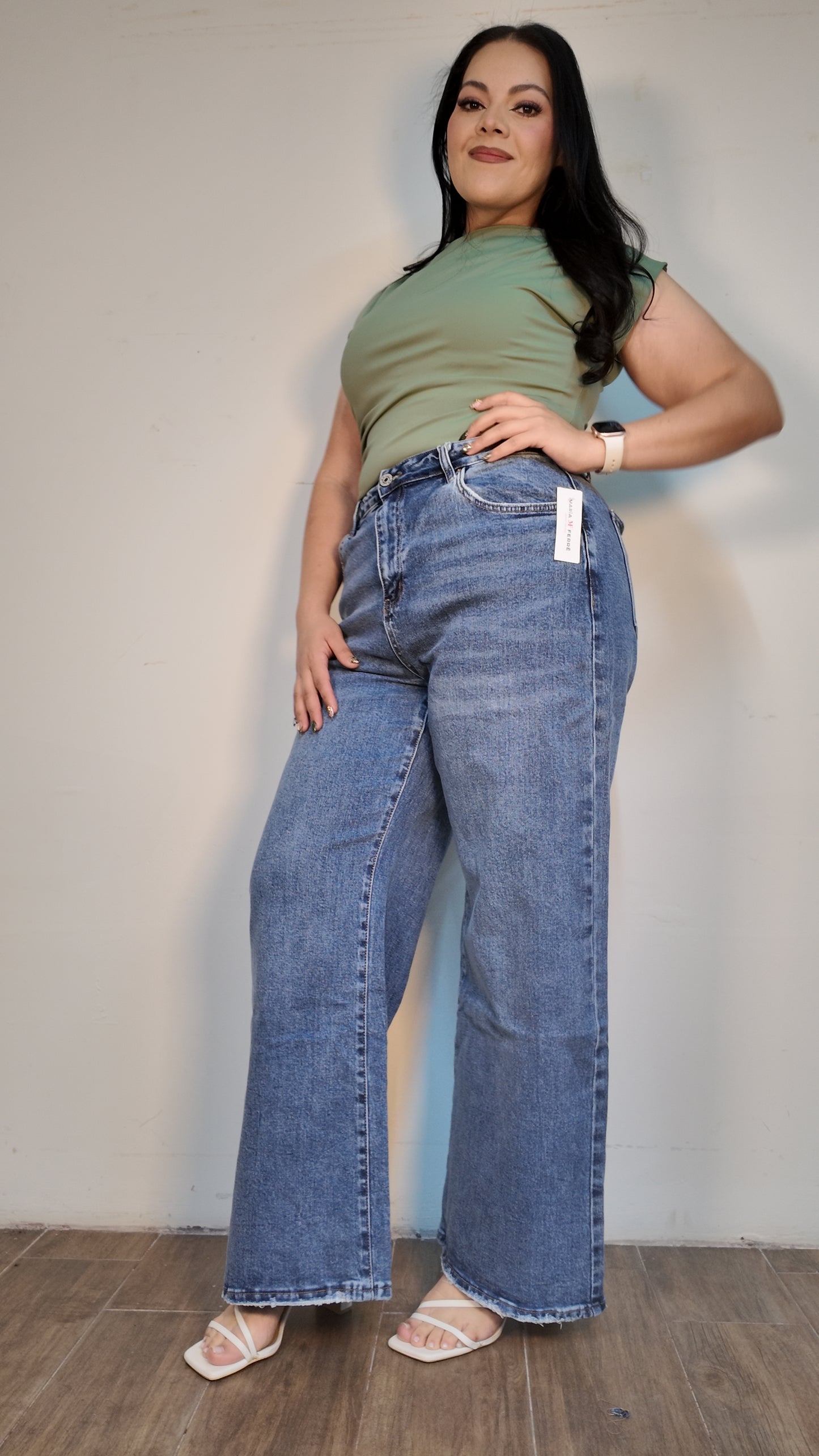 Jeans Mezclilla Wide