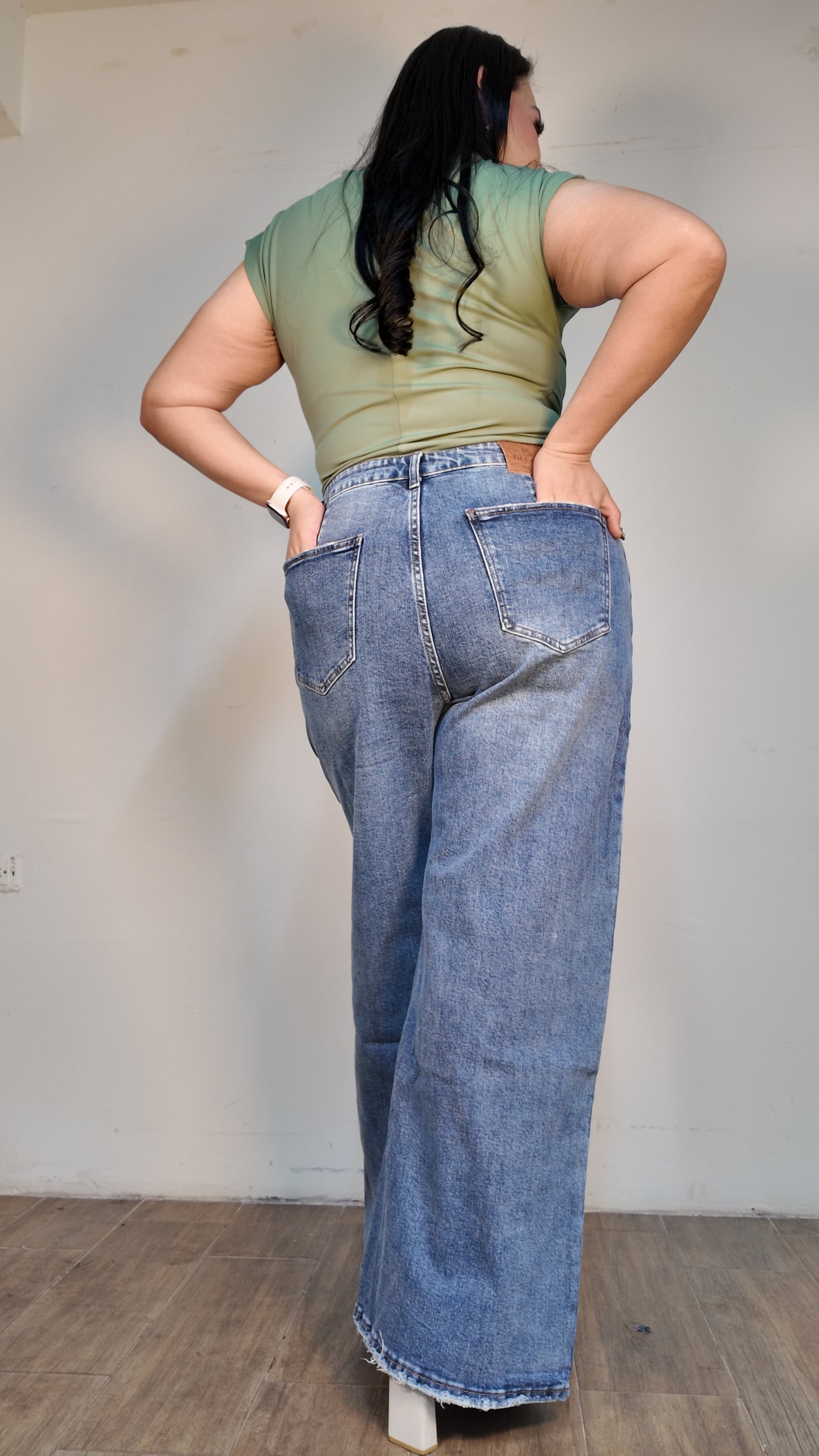 Jeans Mezclilla Wide
