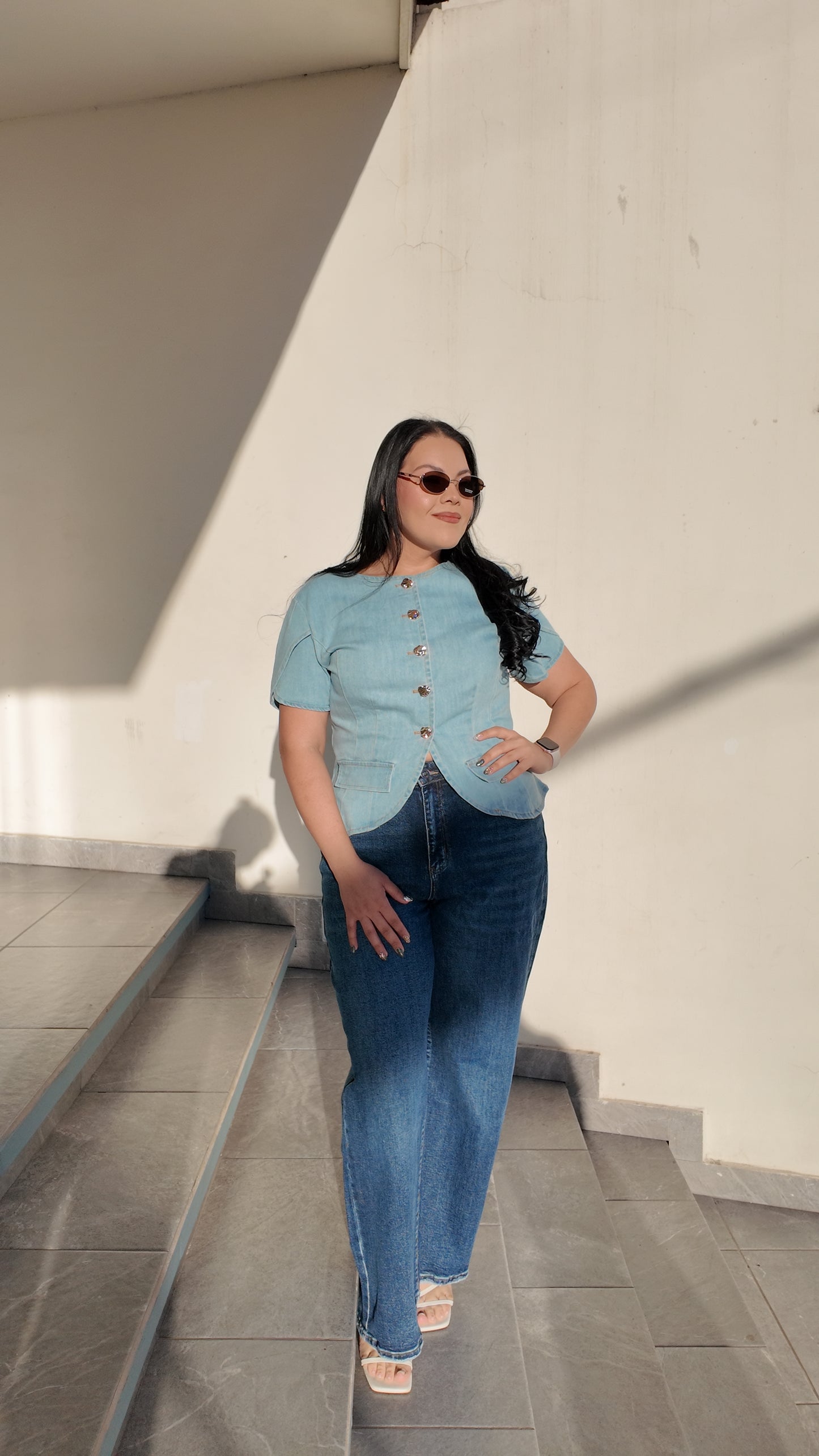 Jeans Mezclilla Wide