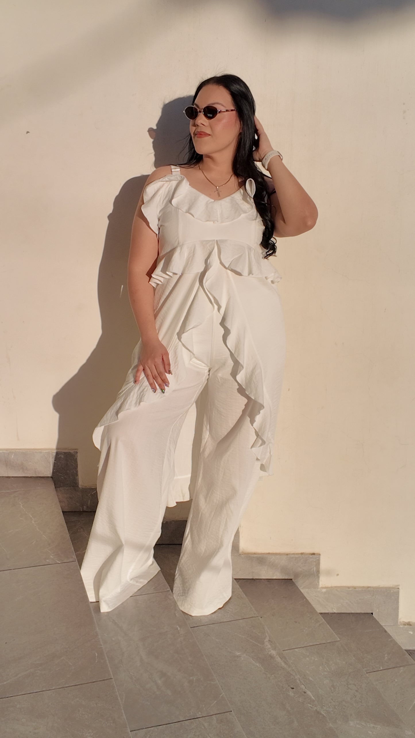 Set Blusa  y Pantalón Recto