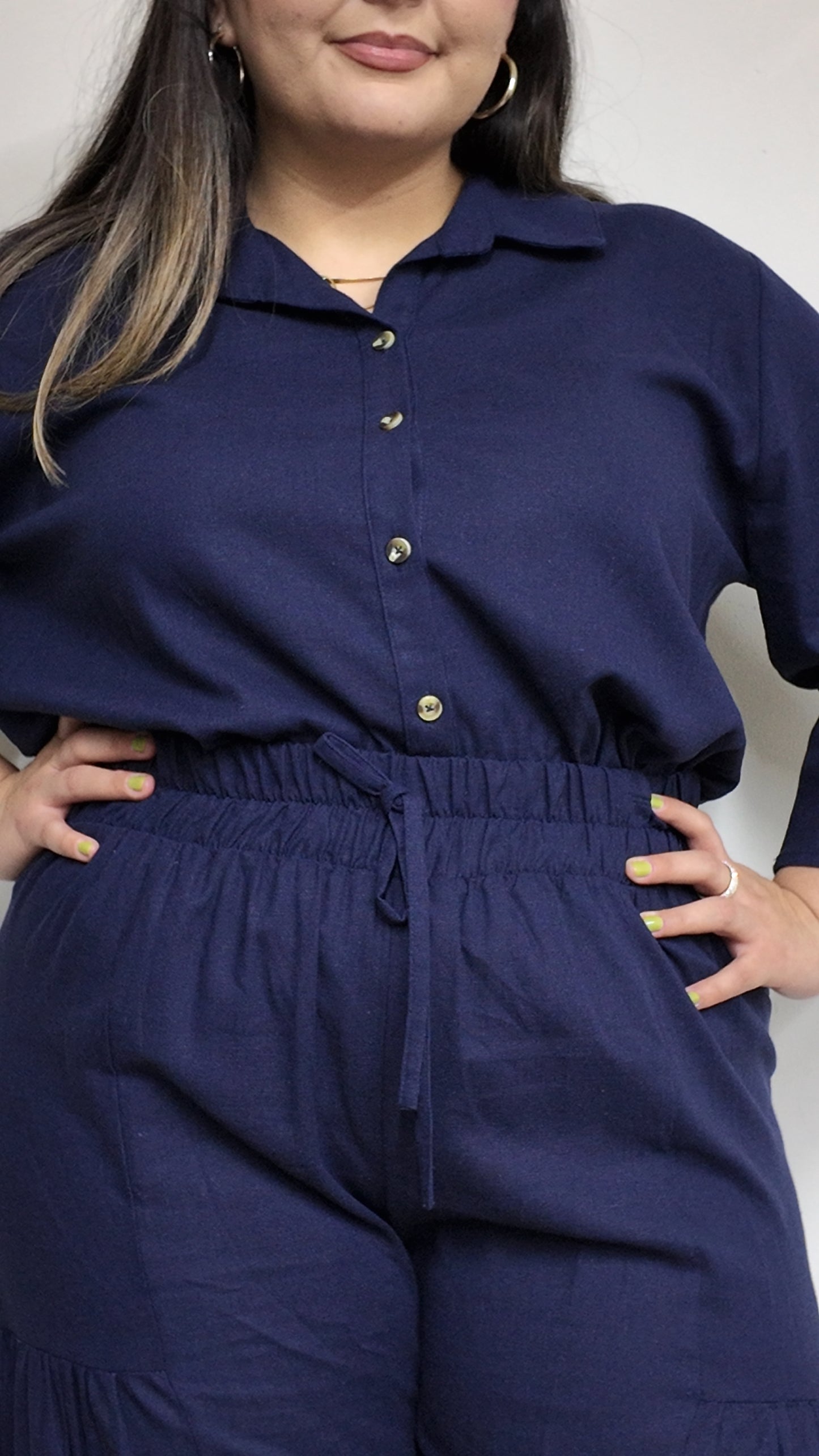 Set De Pantalón De Pierna Ancho