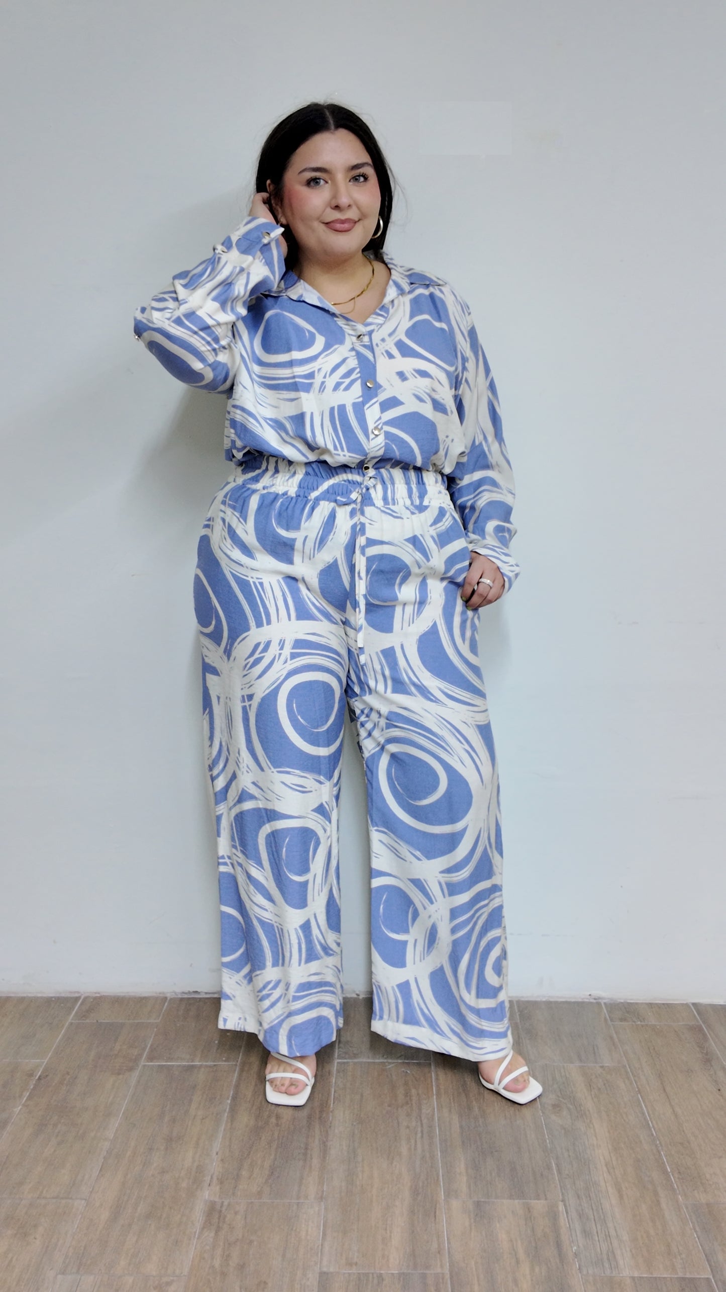 Set De Pantalon Estampado