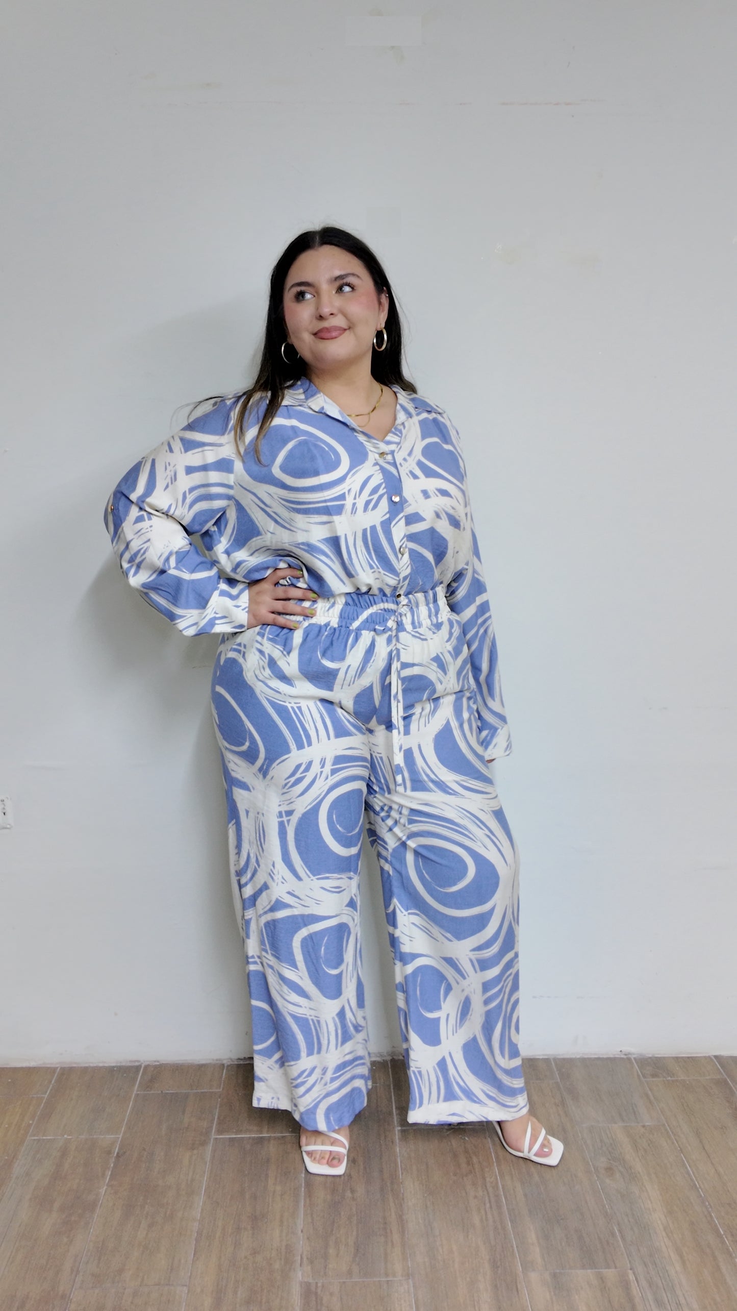Set De Pantalon Estampado