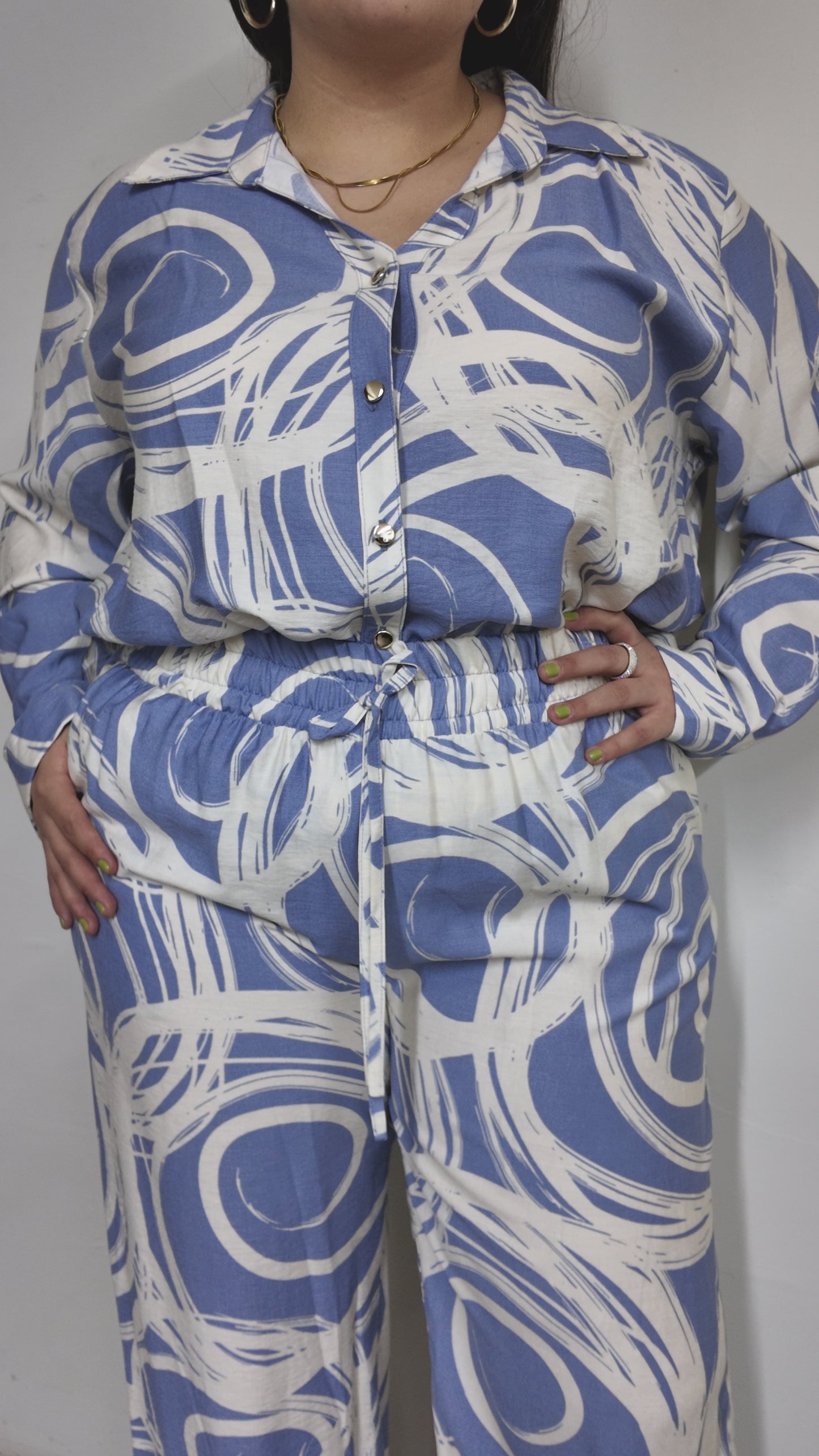 Set De Pantalon Estampado