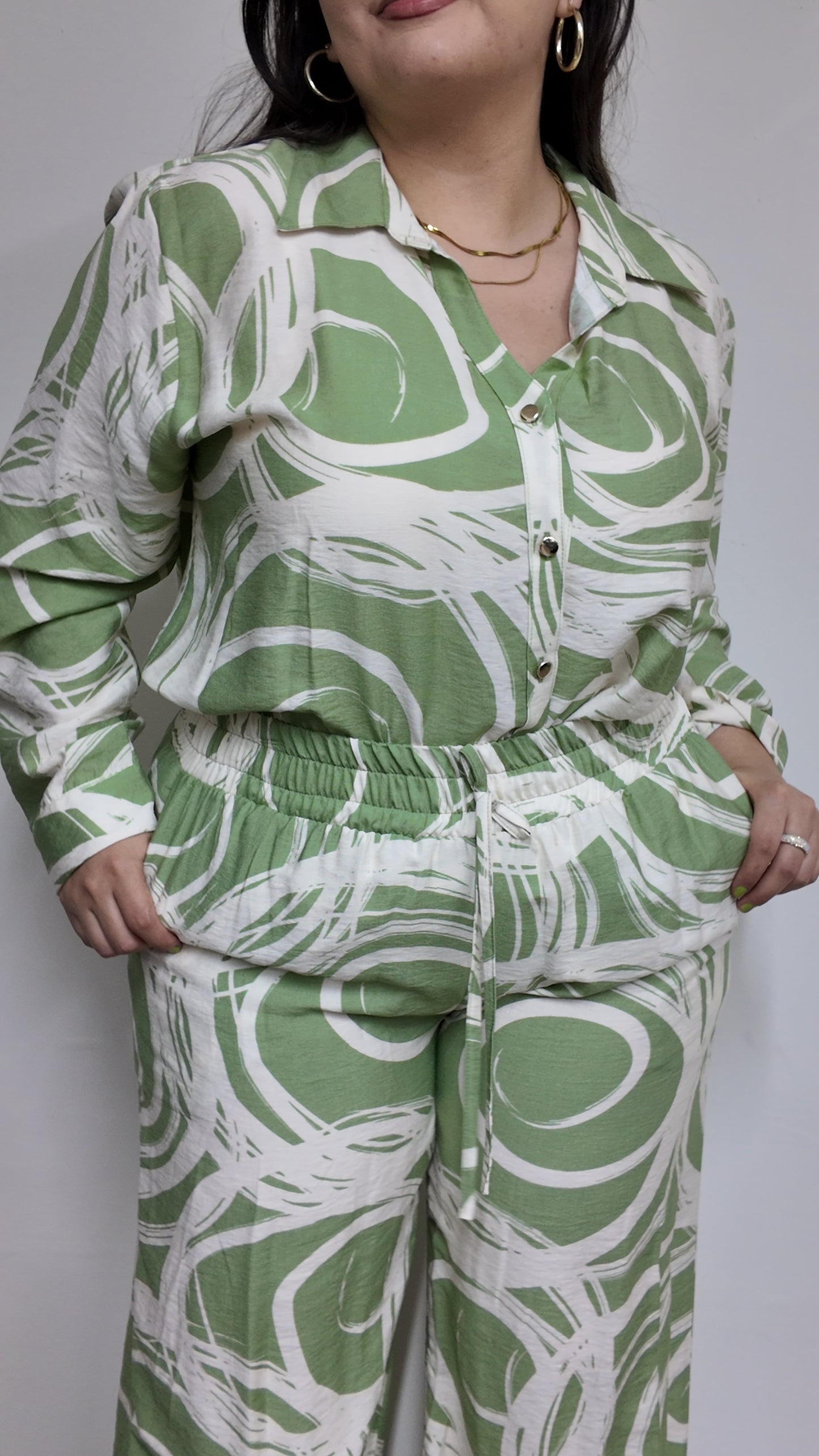 Set De Pantalon Estampado
