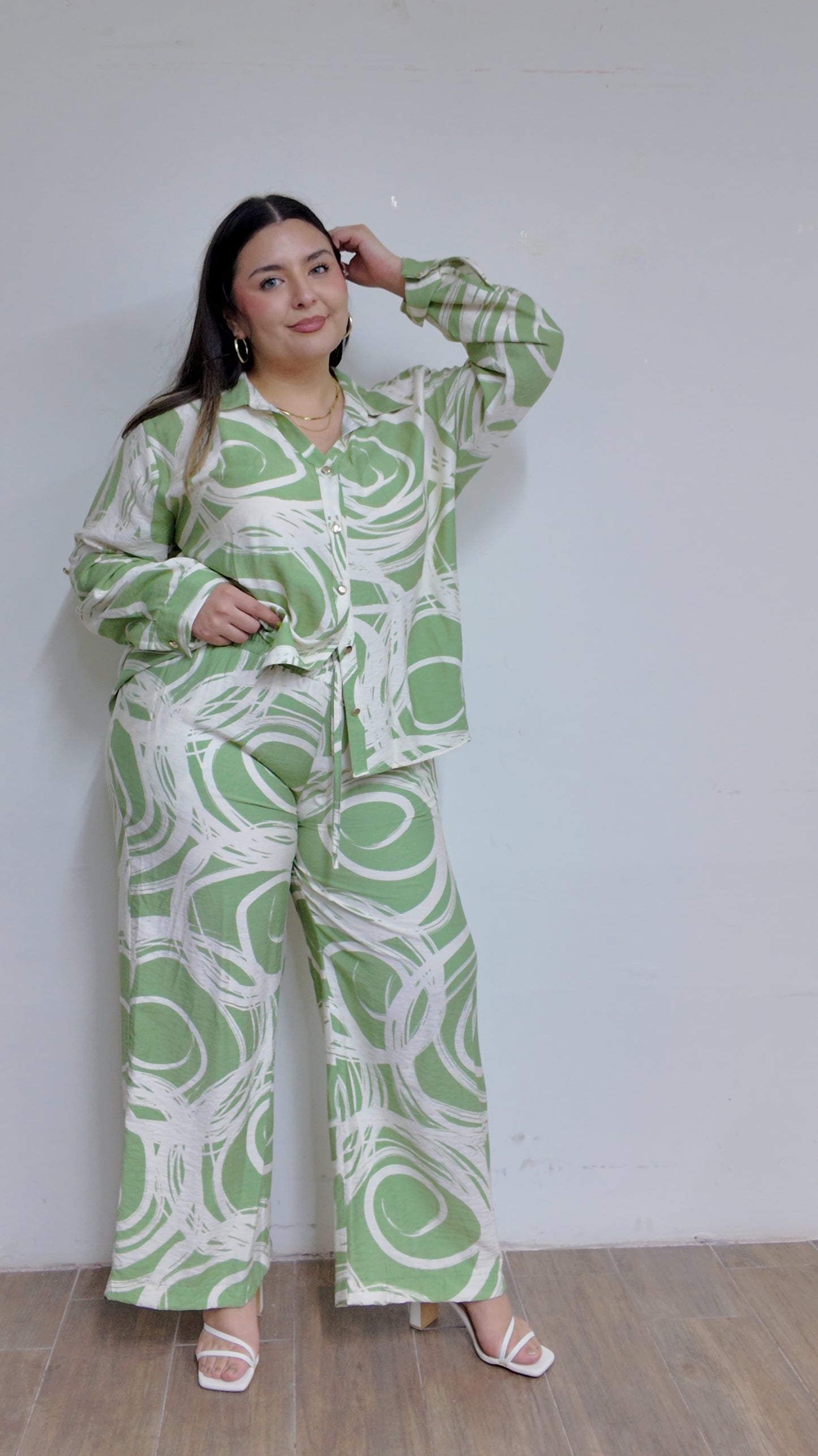 Set De Pantalon Estampado