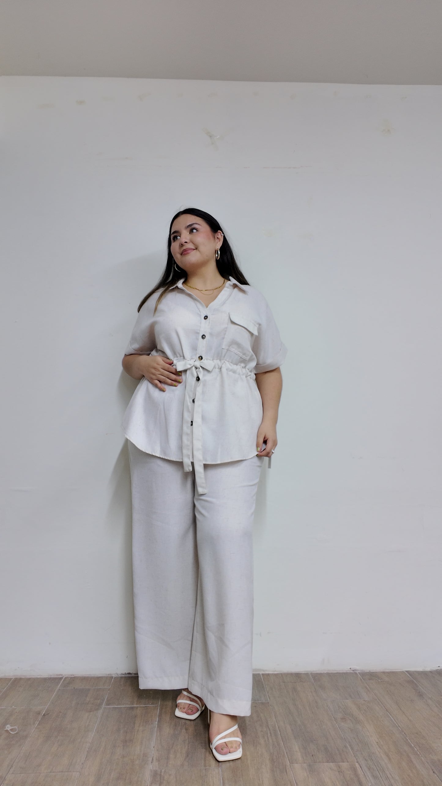 Set De Pantalon Con Elastico