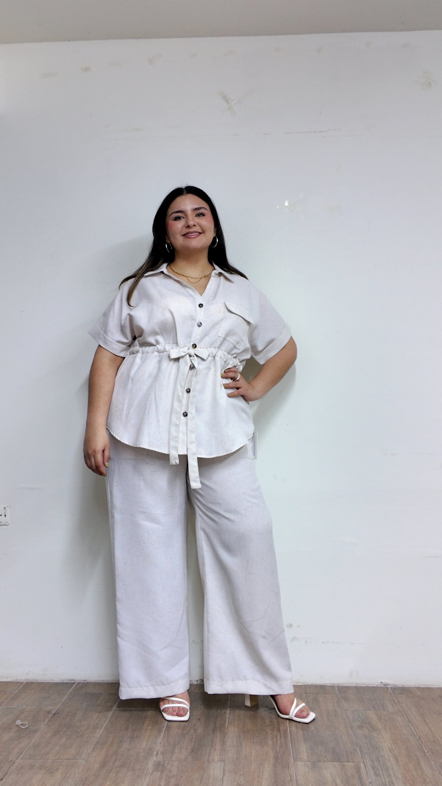 Set De Pantalon Con Elastico