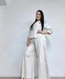 Set De Pantalón De Pierna Ancho