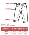 Jeans Mezclilla Wide