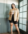 BLAZER CON BOTONES MANGA LARGA