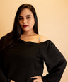 Blusa fiesta tirante de pedreria