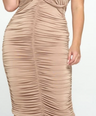 Vestido DE FIESTA con drapeado