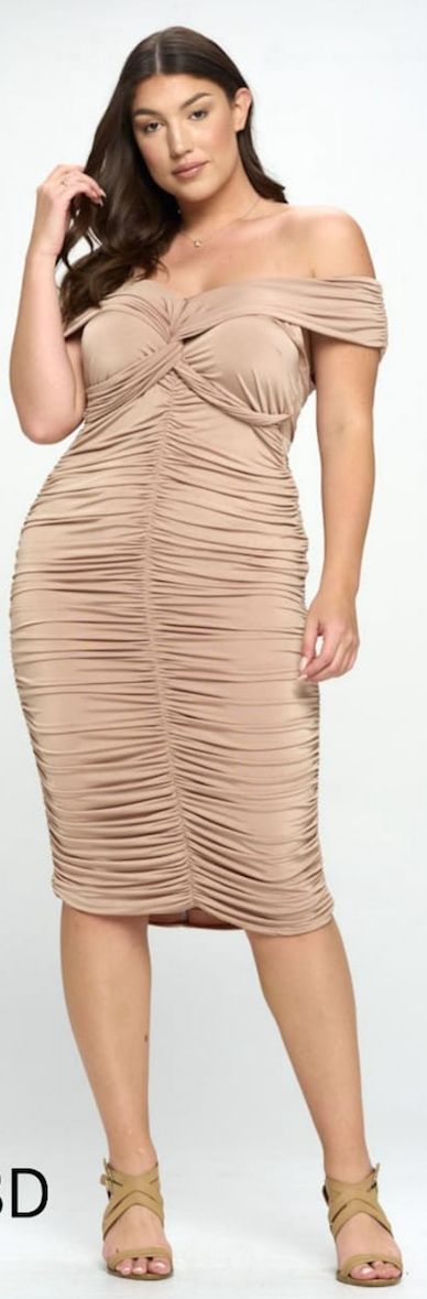 Vestido DE FIESTA con drapeado