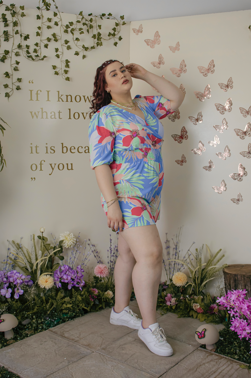 Jumper short estampado