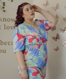 Jumper short estampado