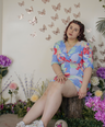 Jumper short estampado