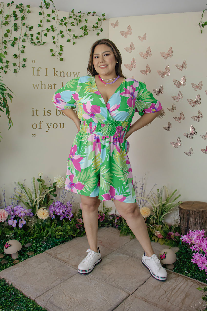 Jumper short estampado