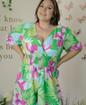 Jumper short estampado