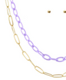 Collar layering de 2 cadenas