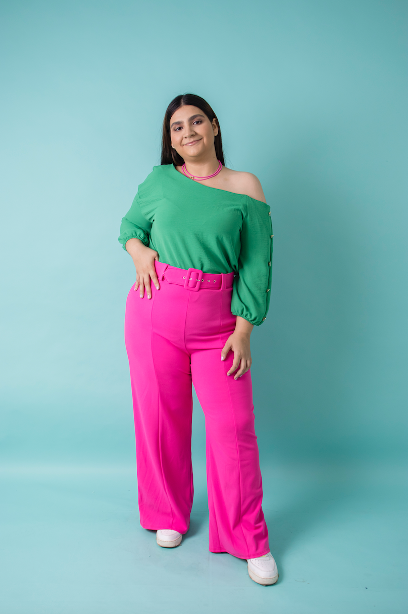 Blusa moda manga 3/4