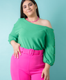 Blusa moda manga 3/4