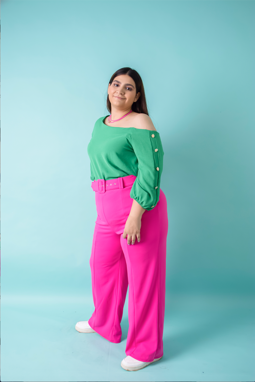 Blusa moda manga 3/4