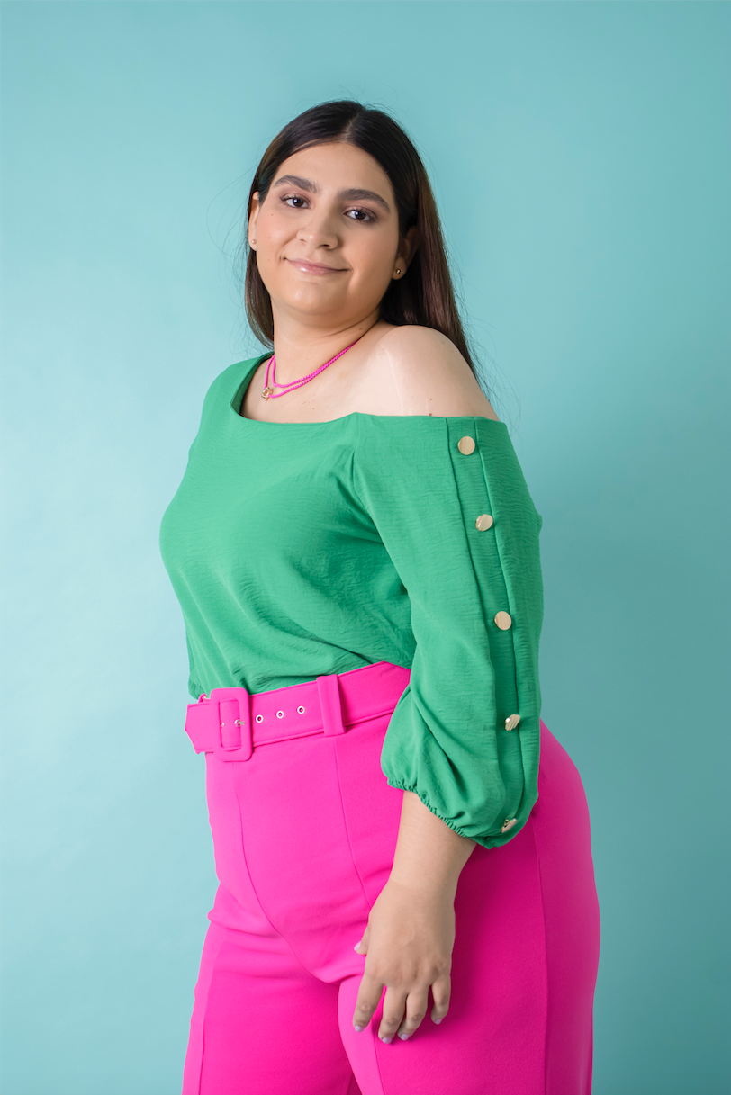 Blusa moda manga 3/4