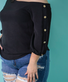 Blusa moda manga 3/4