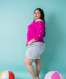 Blusa moda manga 3/4