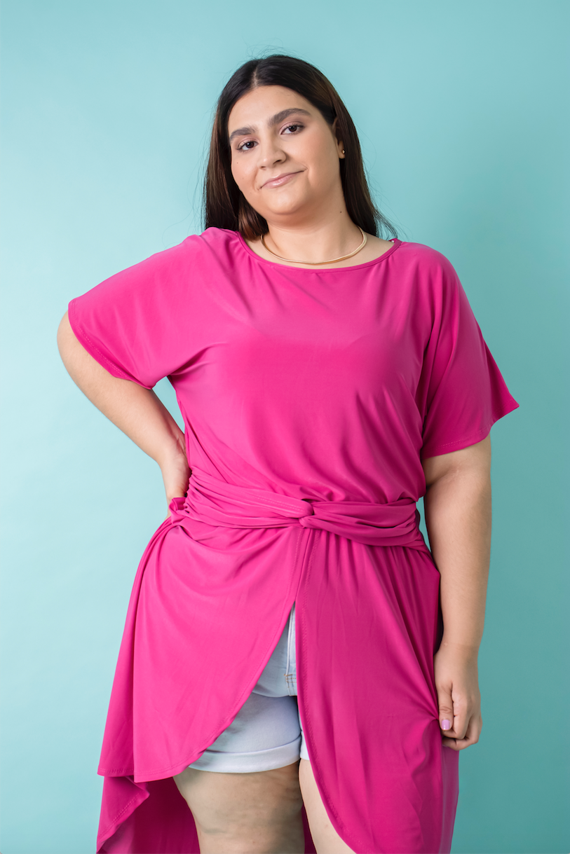Blusa tipo blusón