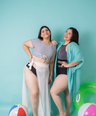 Salida de traje de baño tipo kimono