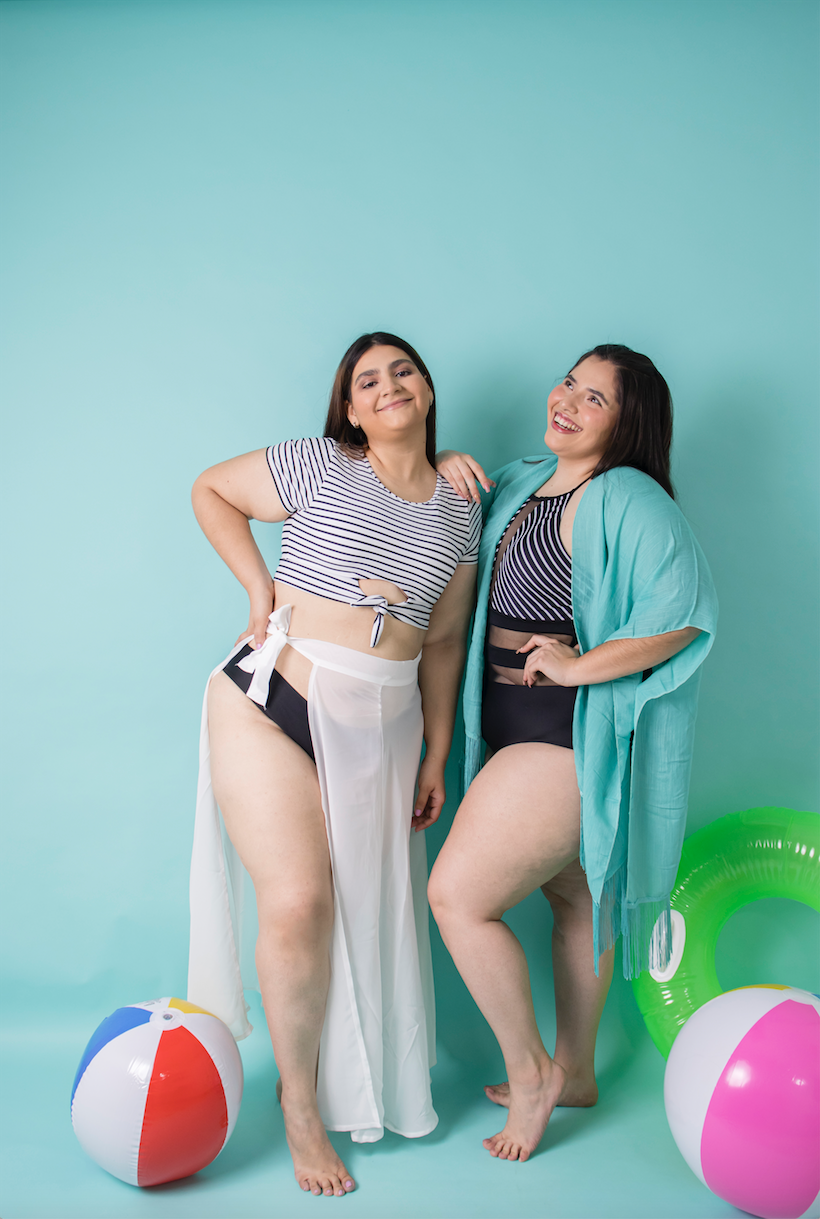 Salida de traje de baño tipo kimono