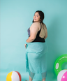 Salida de traje de baño tipo kimono