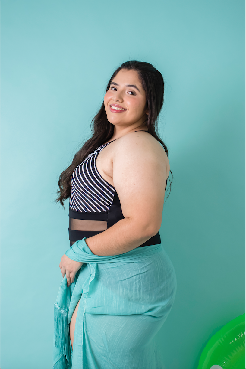 Salida de traje de baño tipo kimono