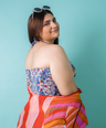 Salida de traje de baño tipo kimono