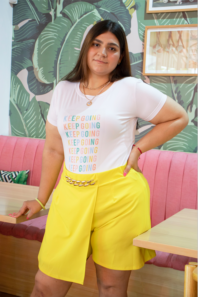 Short falda tipo biker