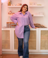 Blusa camisera oversized