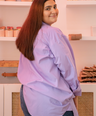 Blusa camisera oversized