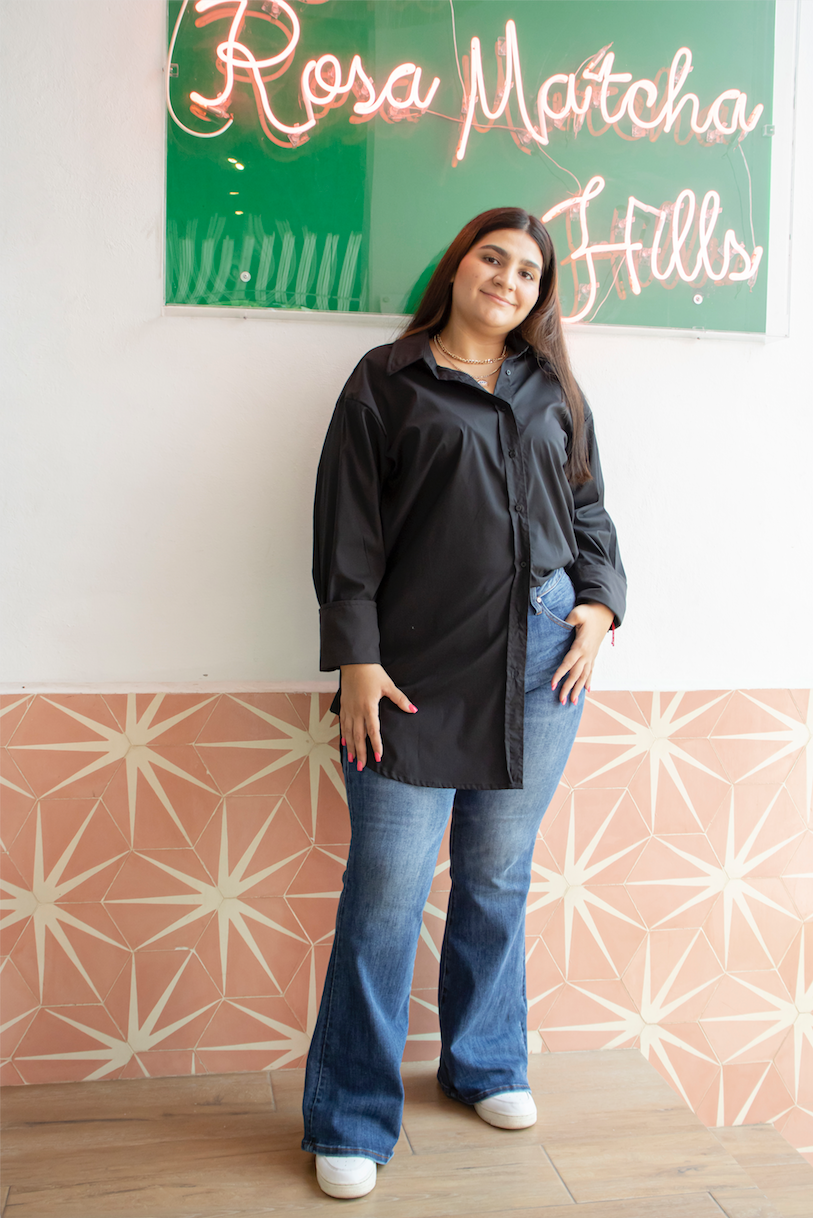 Blusa camisera oversized