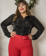 Pantalon vestir recto con cinto