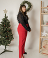 Pantalon vestir recto con cinto