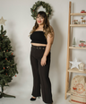 Pantalon vestir recto con cinto