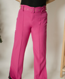 Pantalon vestir recto con cinto
