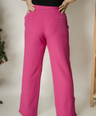 Pantalon vestir recto con cinto