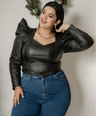 Jeans MOM FIT tiro alto