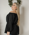 Blusa polka dot off the shoulders