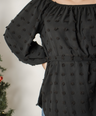 Blusa polka dot off the shoulders